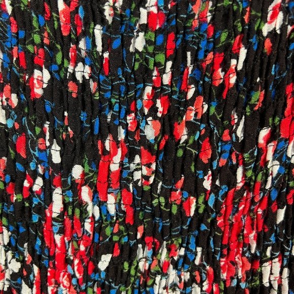 Lulu's Maxi Dress XL Black Floral Off the Shoulder Maxi Side Slits Romantic New - Picture 5 of 15